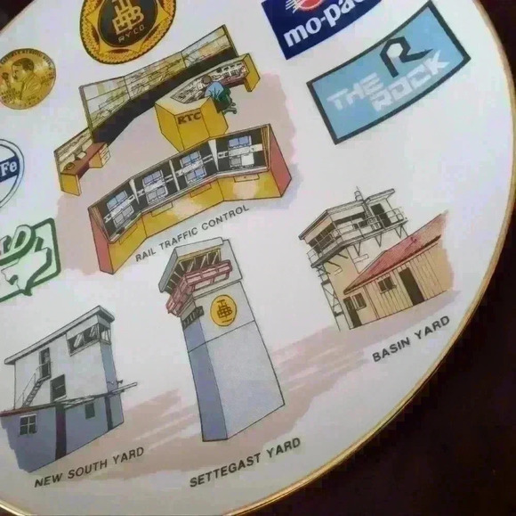 Collectable Plate HB&T Gold Harriman Recipient Fine Porcelain Plate Series #3 - Picture 6 of 9